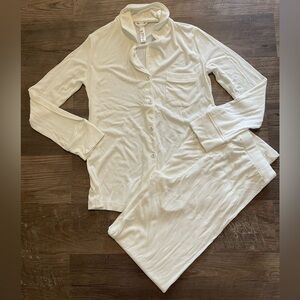 SKIMS Cream Pajama Set